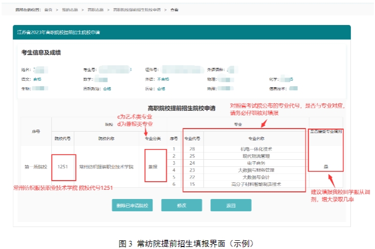 常州纺织服装职业技术学院单招考试