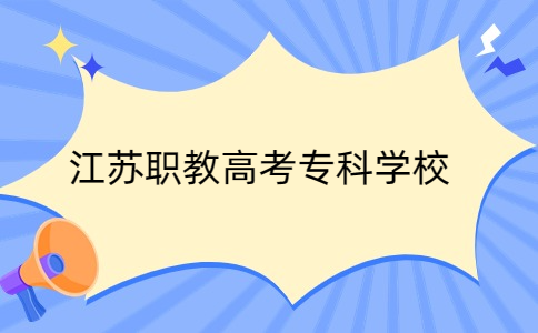 江苏职教高考专科学校